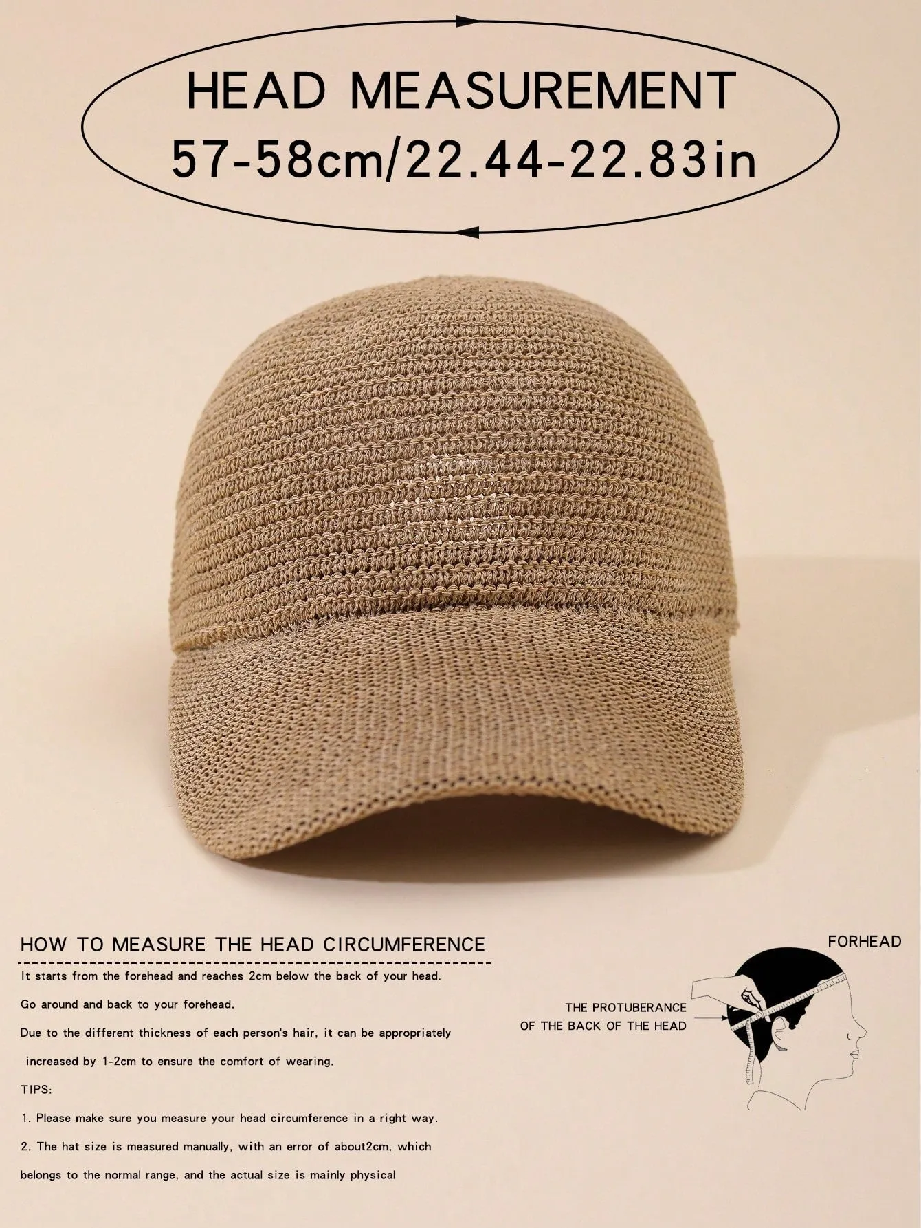 1PC Breathable Baseball Cap- FD ⚡