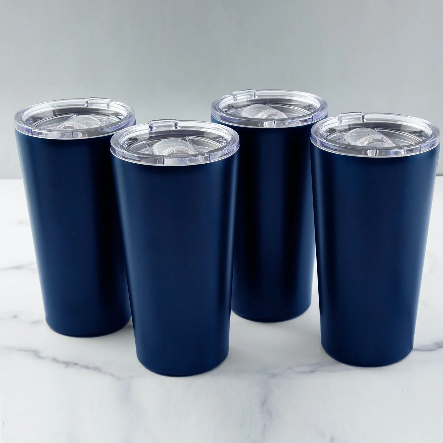 20 Oz Highball Tumblers, Set Of 4, Navy