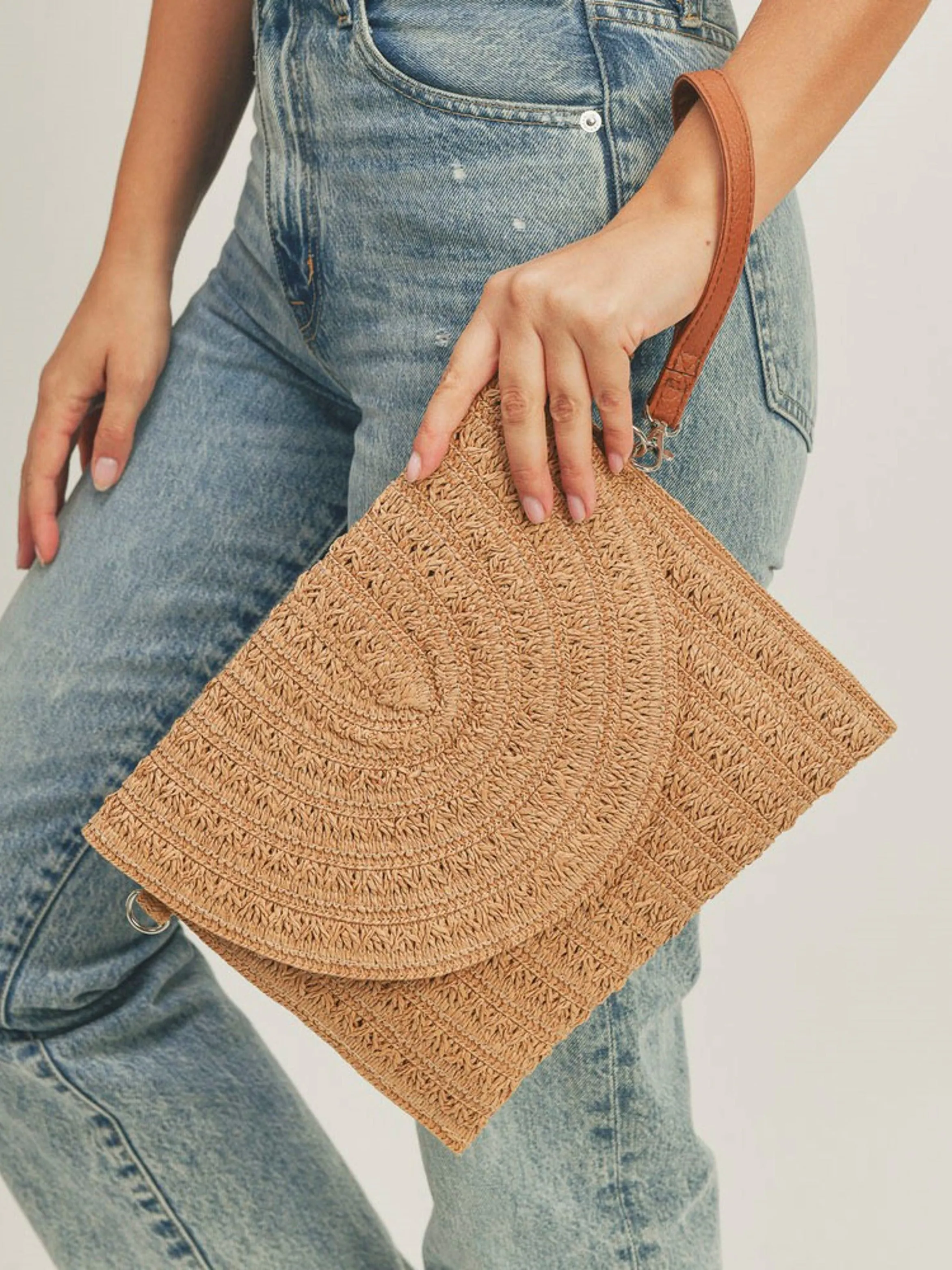 27 Straw Crossbody Bag