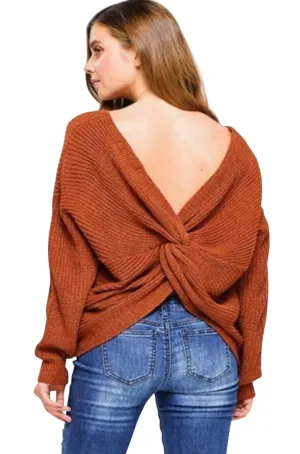 A Twist In Time Sweater