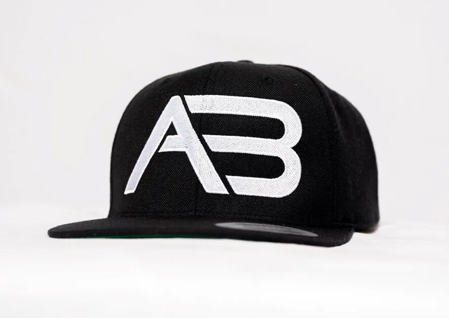 A&B (Black - Blackwidow) NOW 3D Stitch Snapback Cap