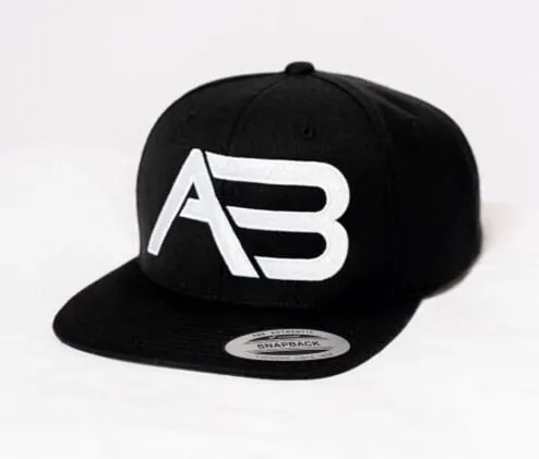 A&B (Black - Blackwidow) NOW 3D Stitch Snapback Cap
