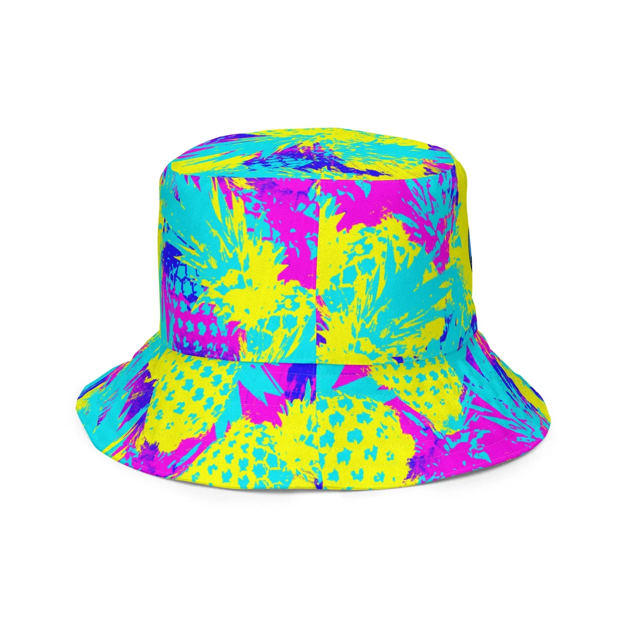 Abstract Pineapple Reversible Bucket Hat