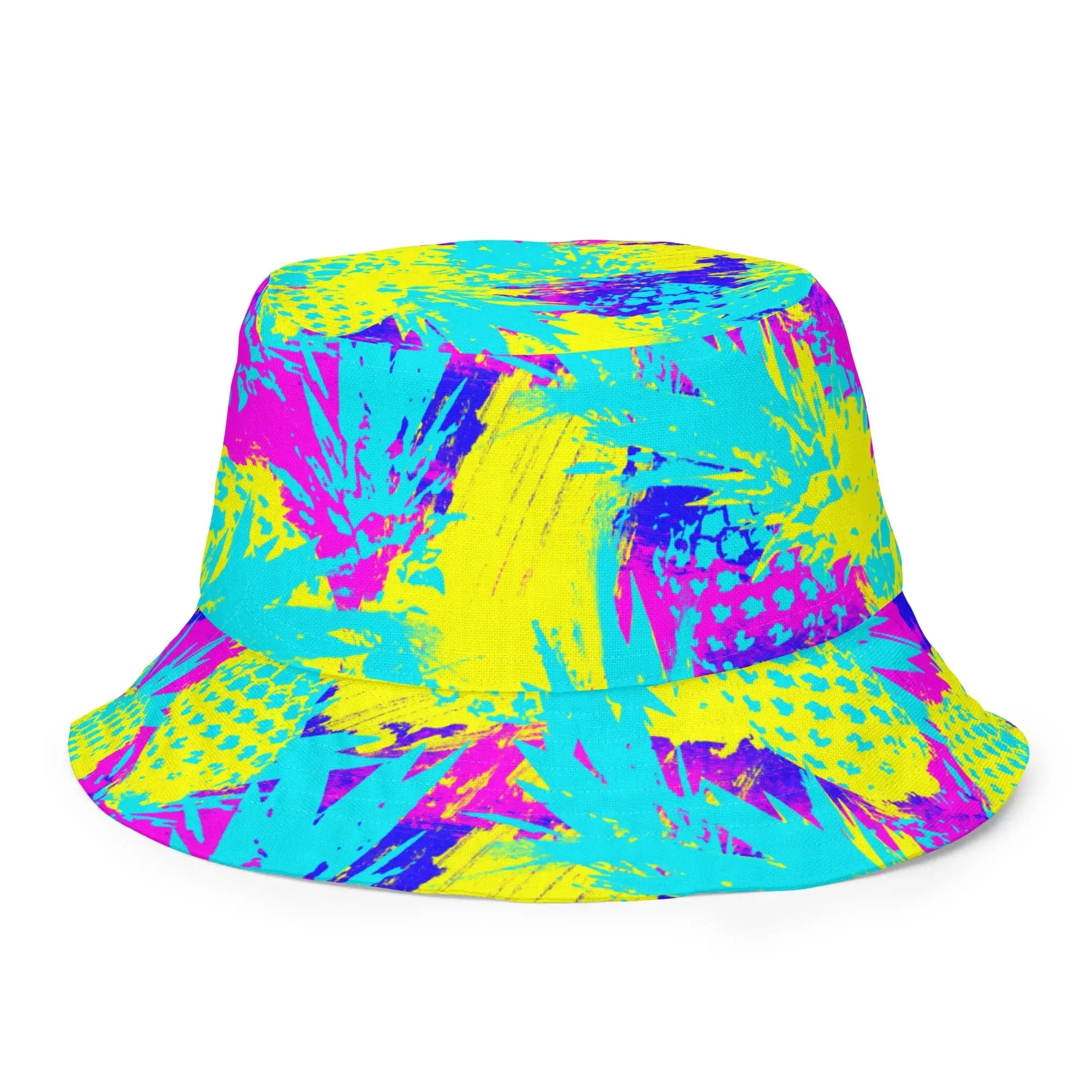 Abstract Pineapple Reversible Bucket Hat