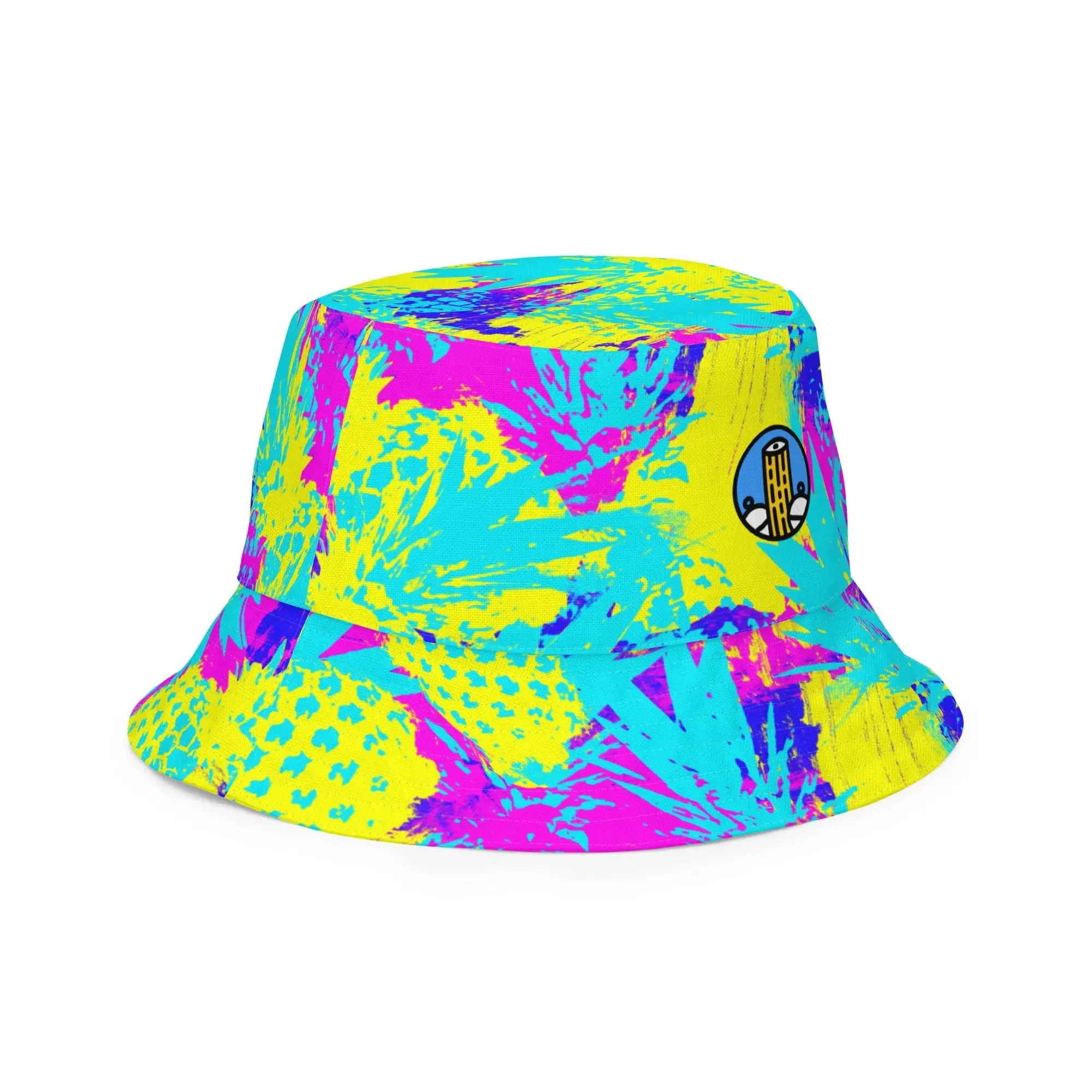 Abstract Pineapple Reversible Bucket Hat