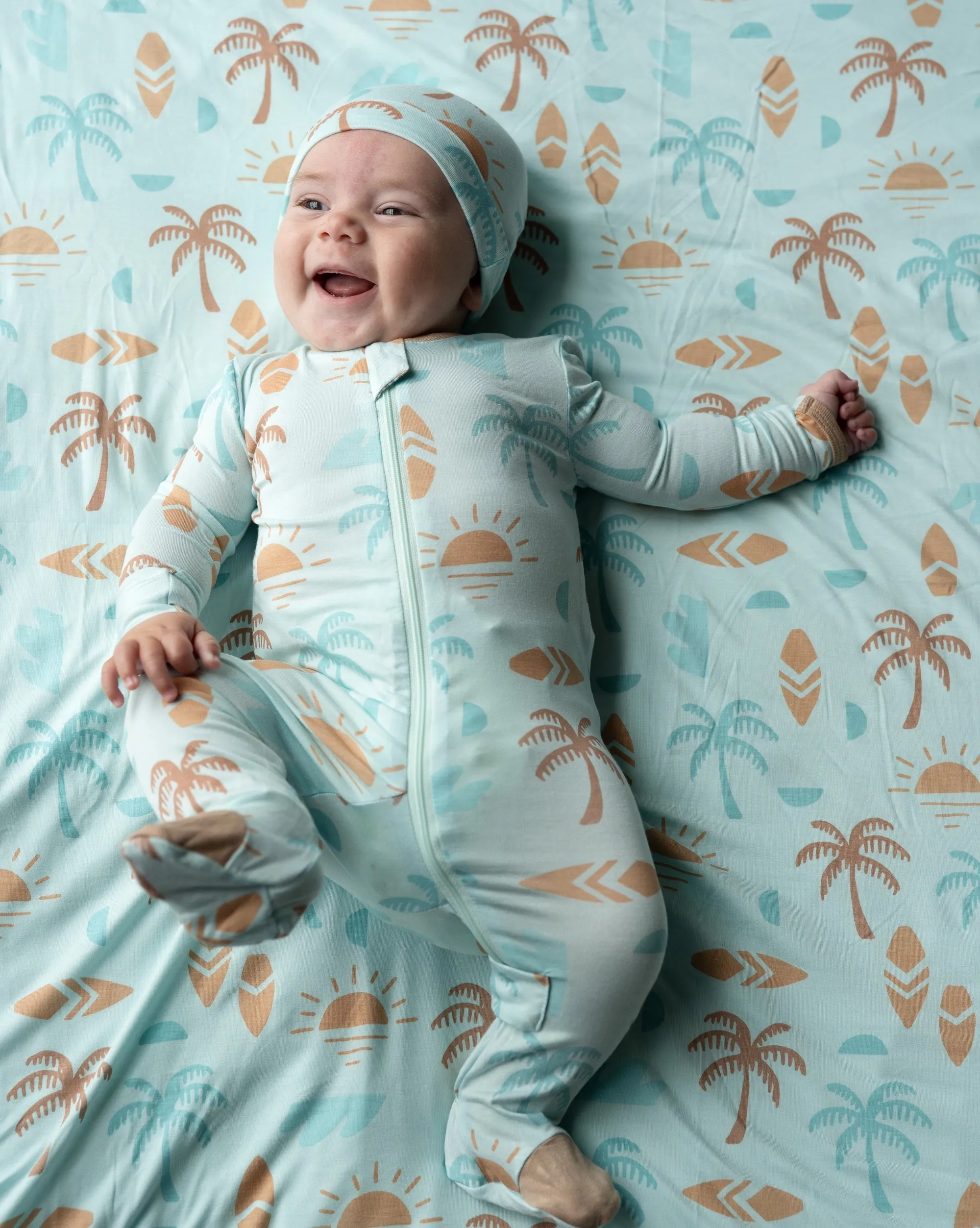 Bamboo Knot Hat (Sunny Shores Print)