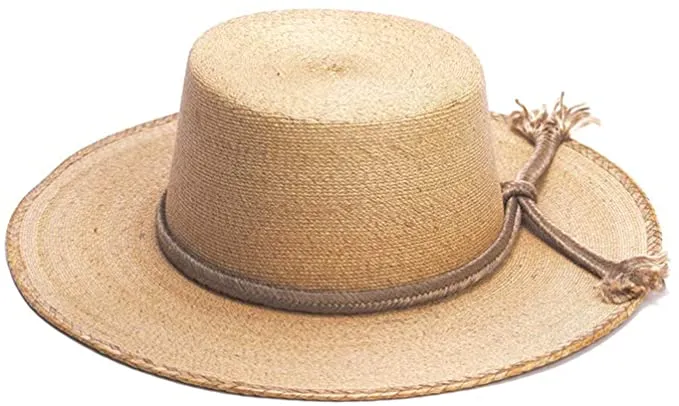 Carmen Cordobes Palm Leaf Natural Hat