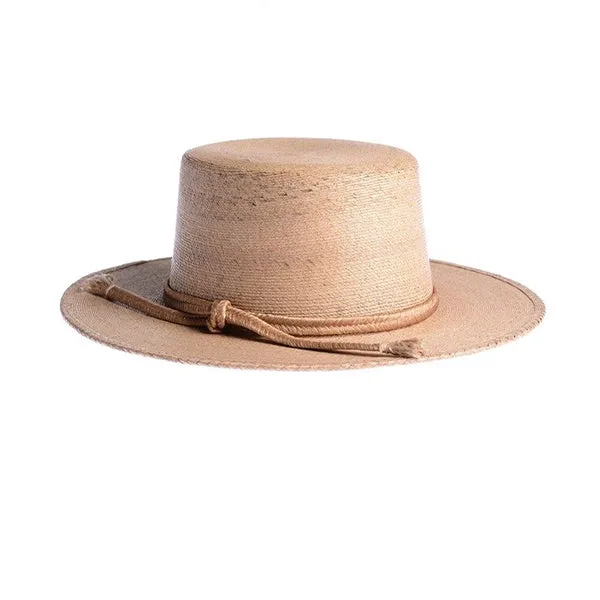 Carmen Cordobes Palm Leaf Natural Hat