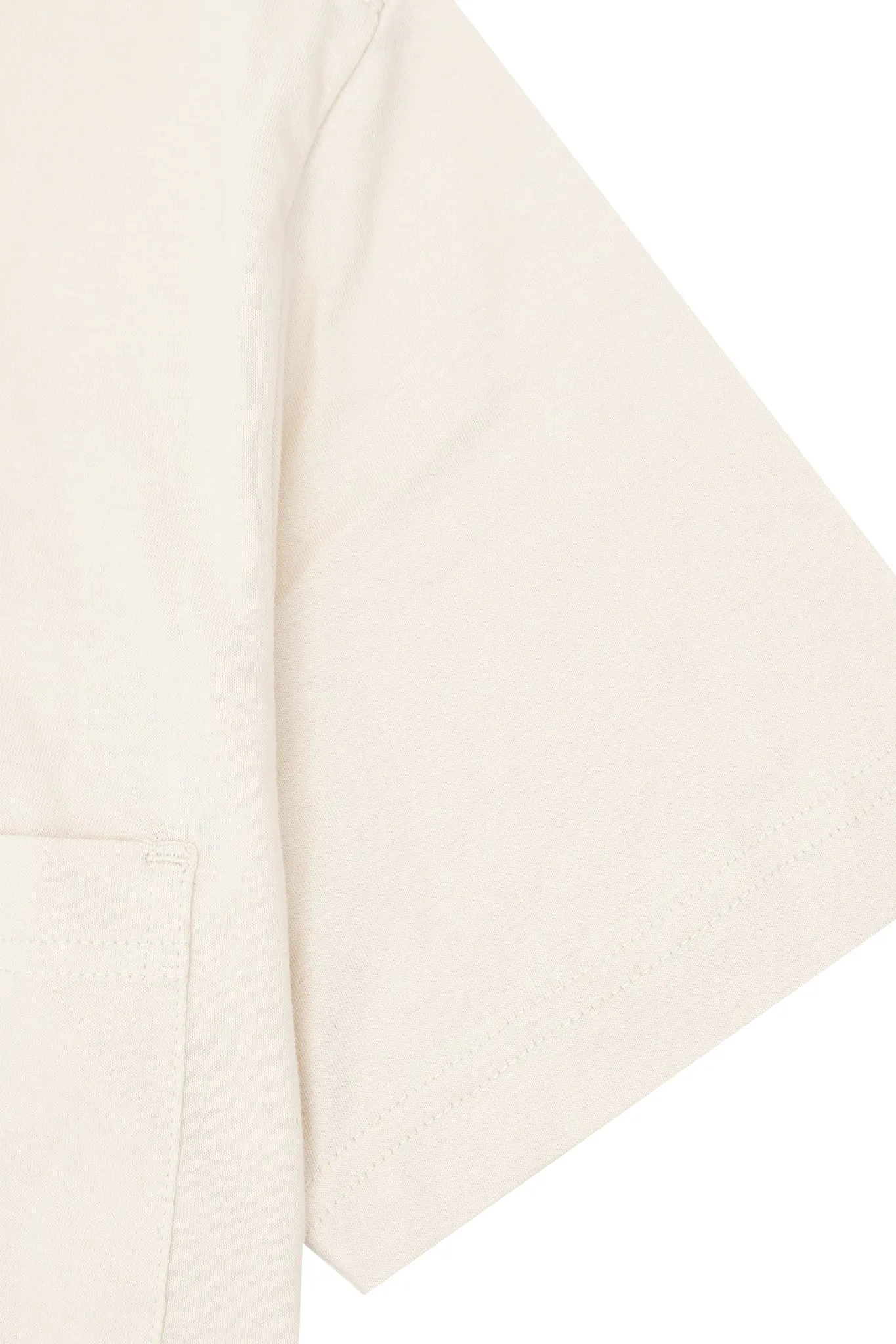 CLASSIC LITE POCKET TEE IN OAT