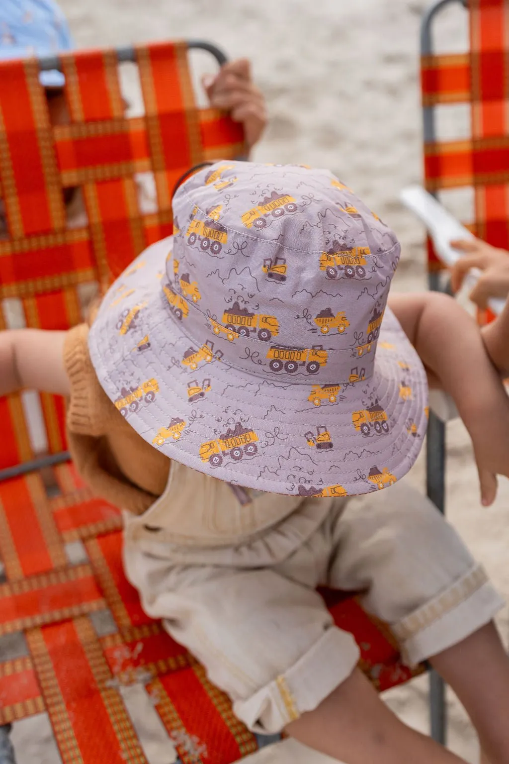 Construction Wide Brim Bucket Hat