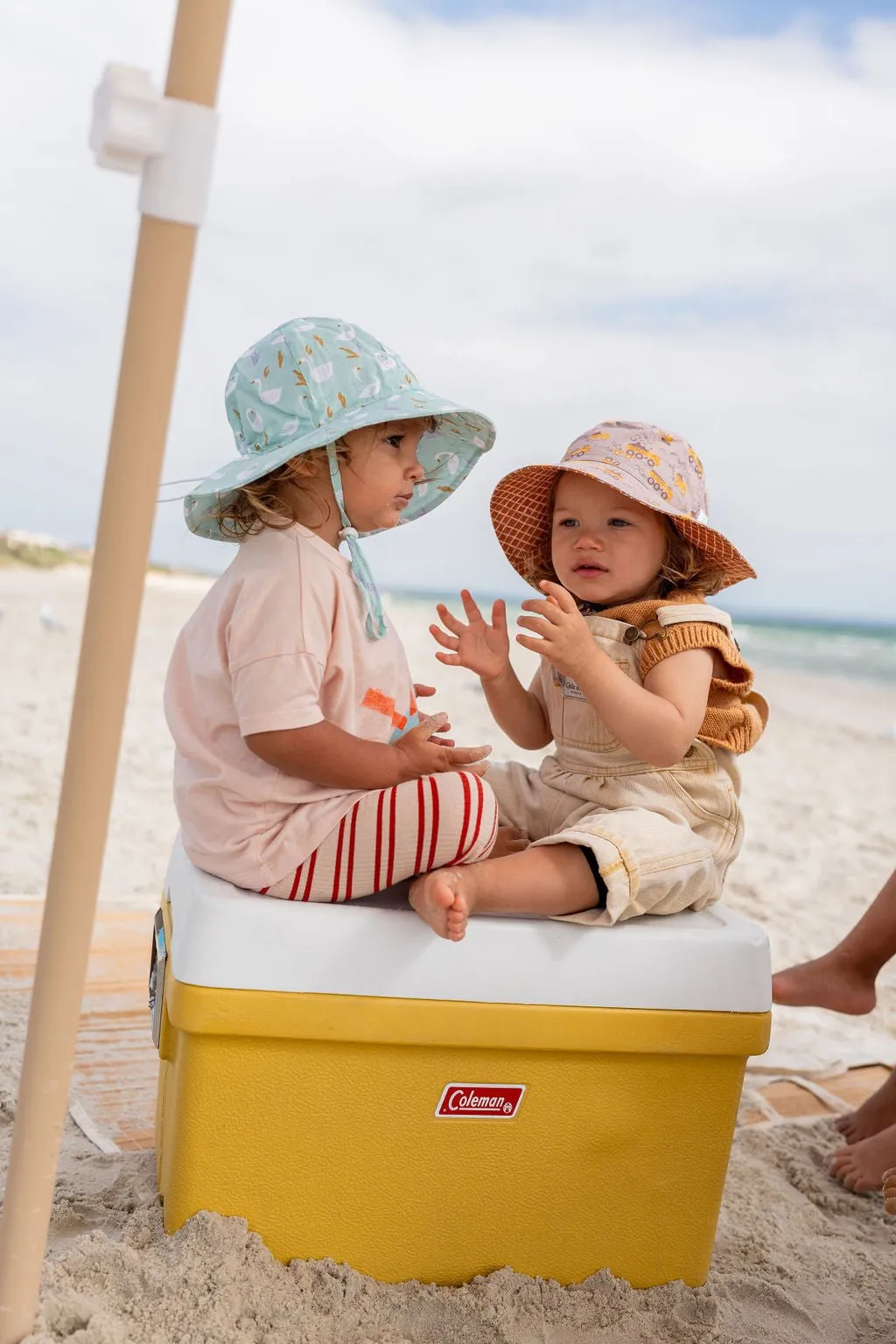 Construction Wide Brim Bucket Hat