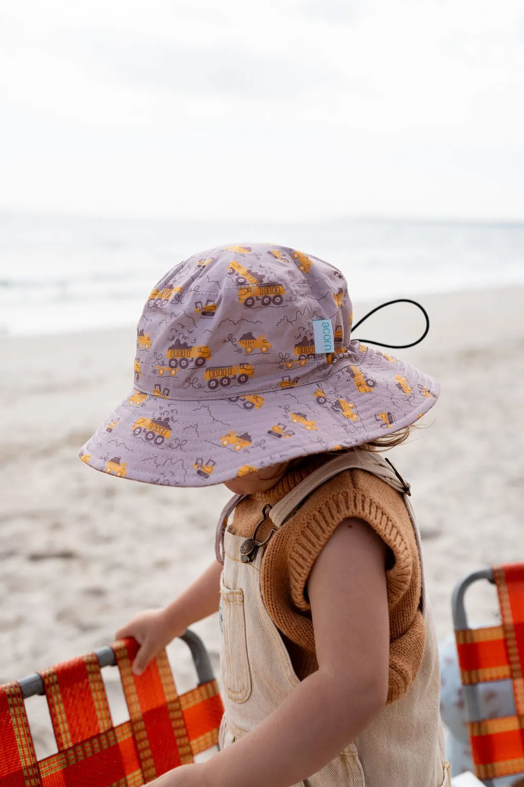 Construction Wide Brim Bucket Hat