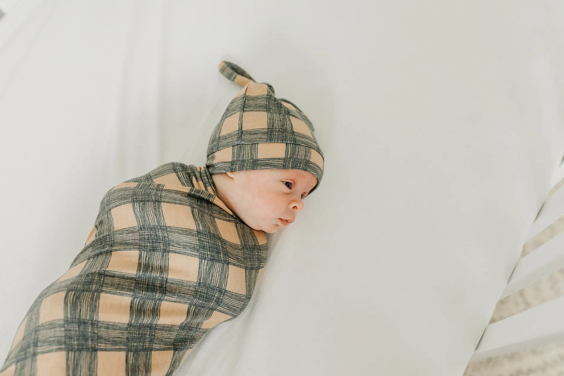 Copper Pearl Billy Top Knot Hat