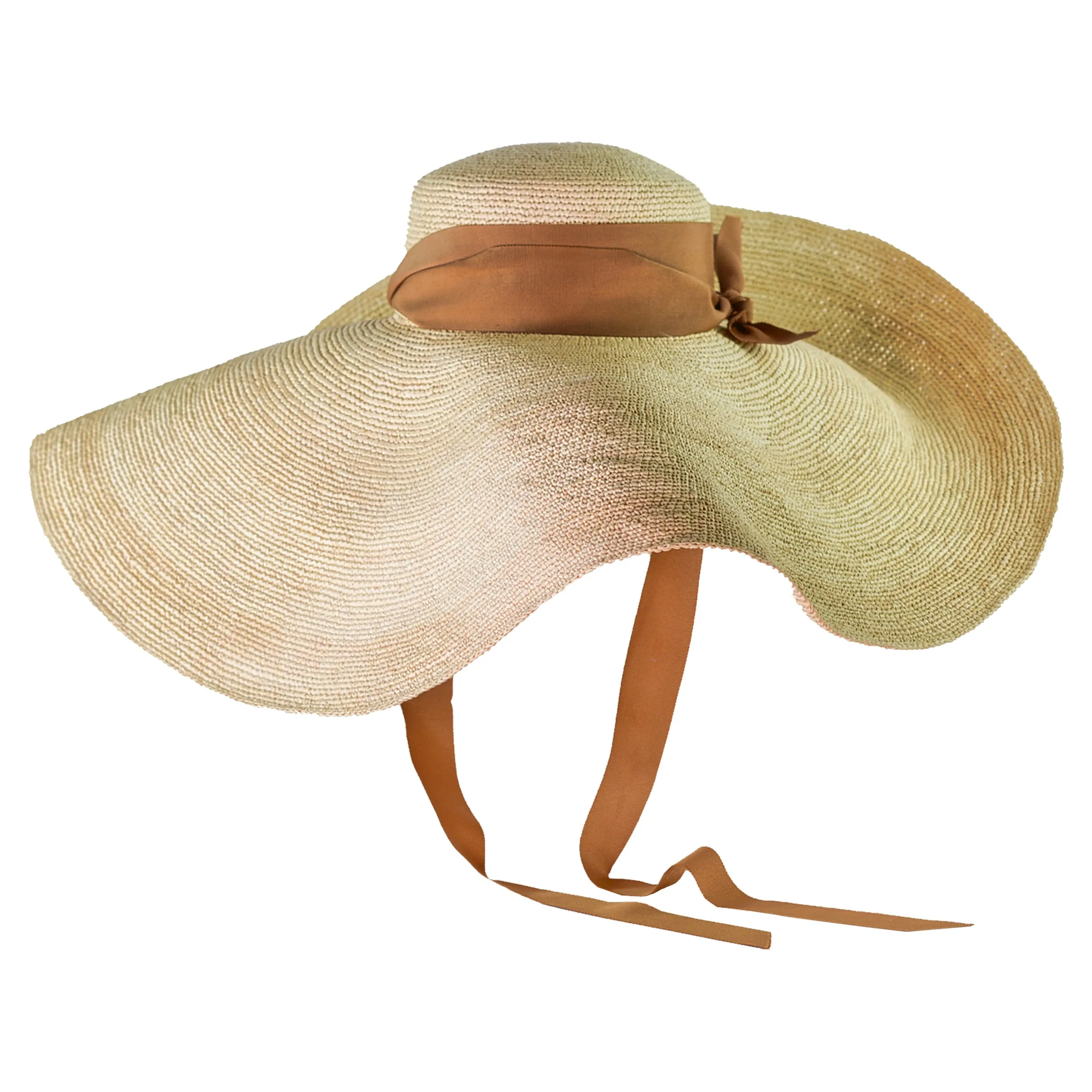 Crochet Extra Long Brim Glamour Hat