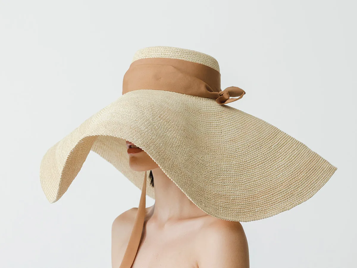 Crochet Extra Long Brim Glamour Hat