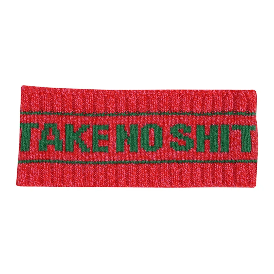 Do No Harm Take No Shit Headband in Cerise