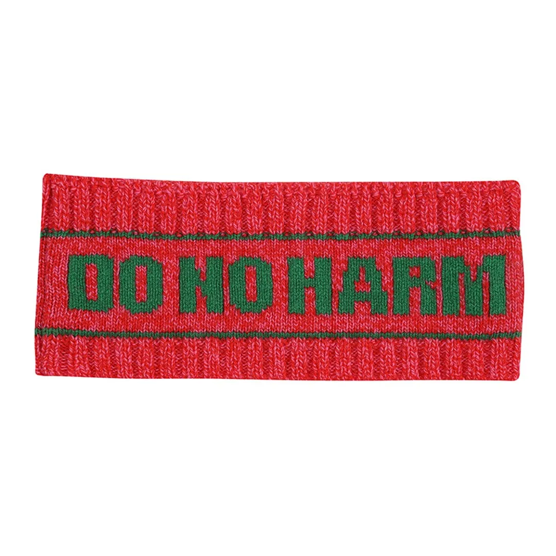 Do No Harm Take No Shit Headband in Cerise