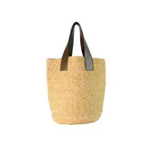 “El viajero” Soft And Flexible Woven Straw Bag