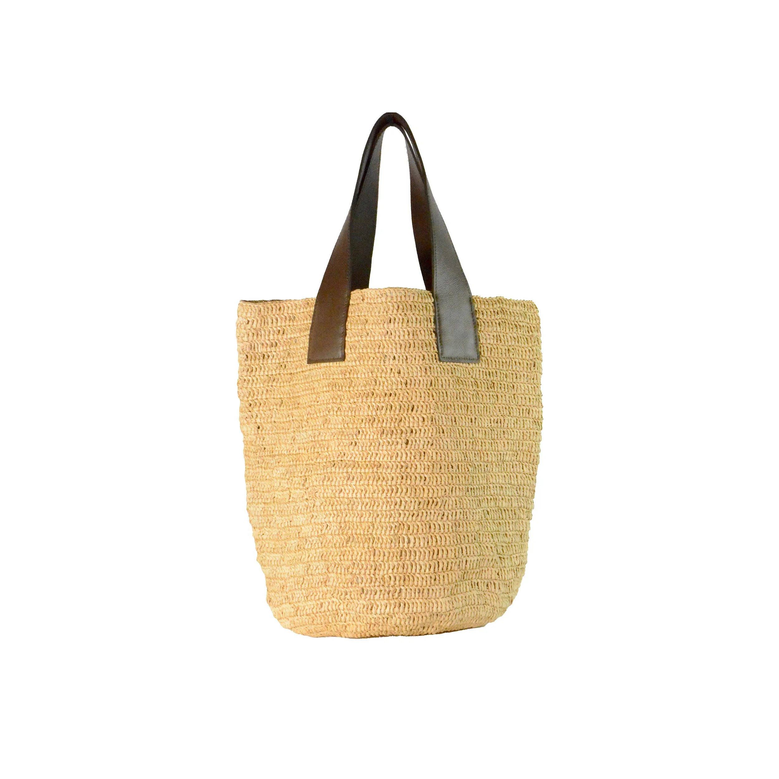 “El viajero” Soft And Flexible Woven Straw Bag
