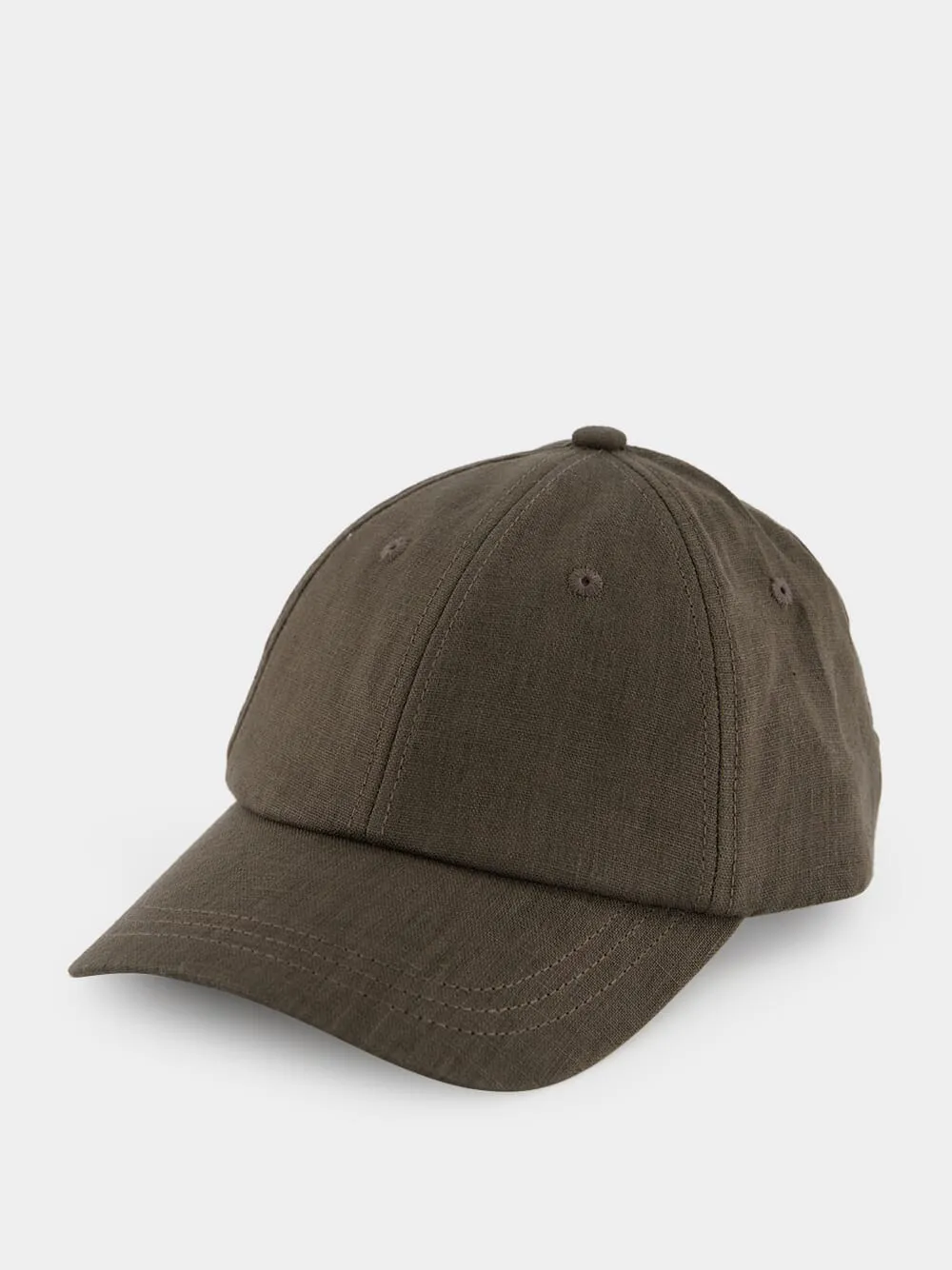 Fernando Linen Cap in Seawood