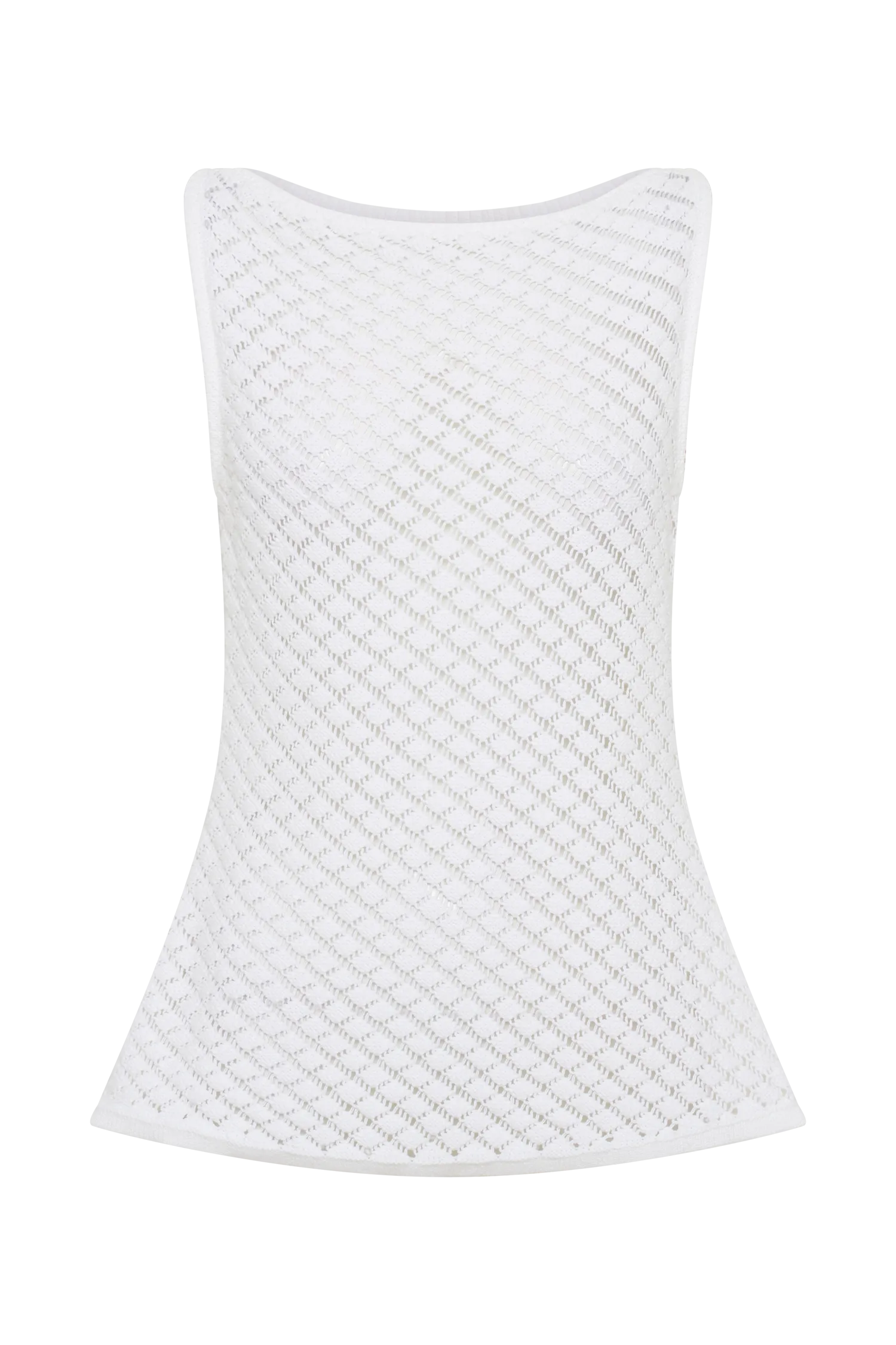Guiliana Sleeveless Knit Top - Ivory