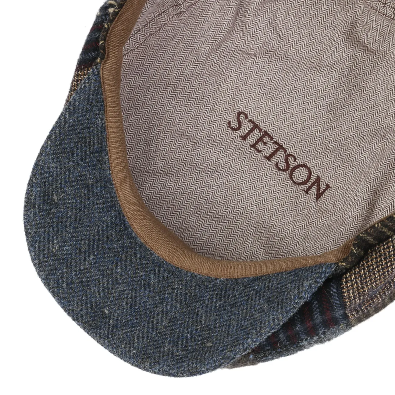Hatteras Classic Patchwork Flat Cap by Stetson