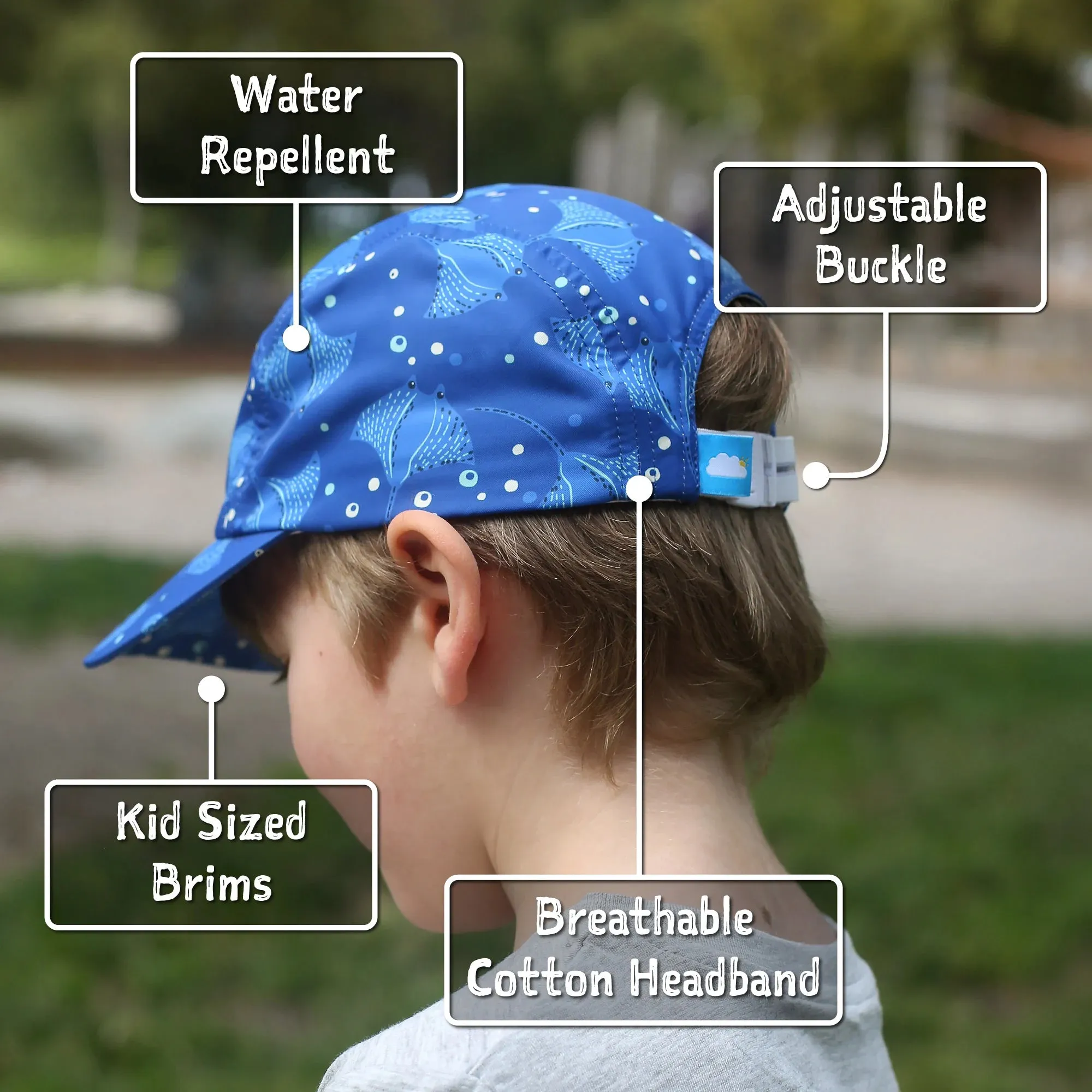 Jan & Jul Manta Ray Five Panel SunLite Hat