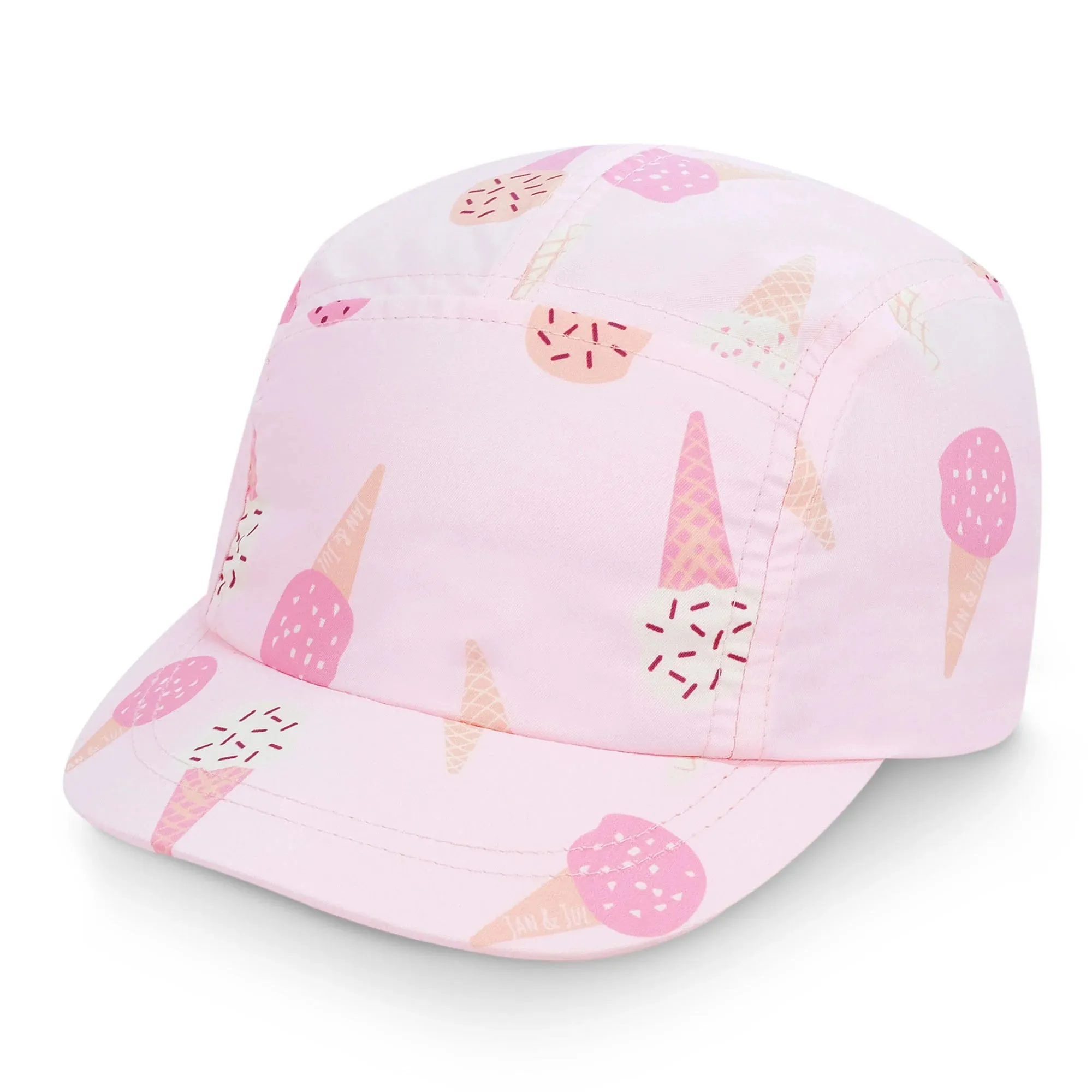 Jan & Jul Pink Ice Cream Five Panel SunLite Hat