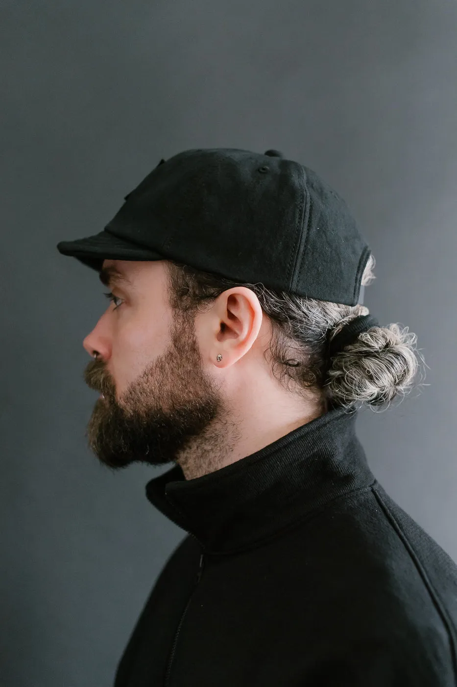 JM6510 - Canvas BB Cap "K" - 07 Black