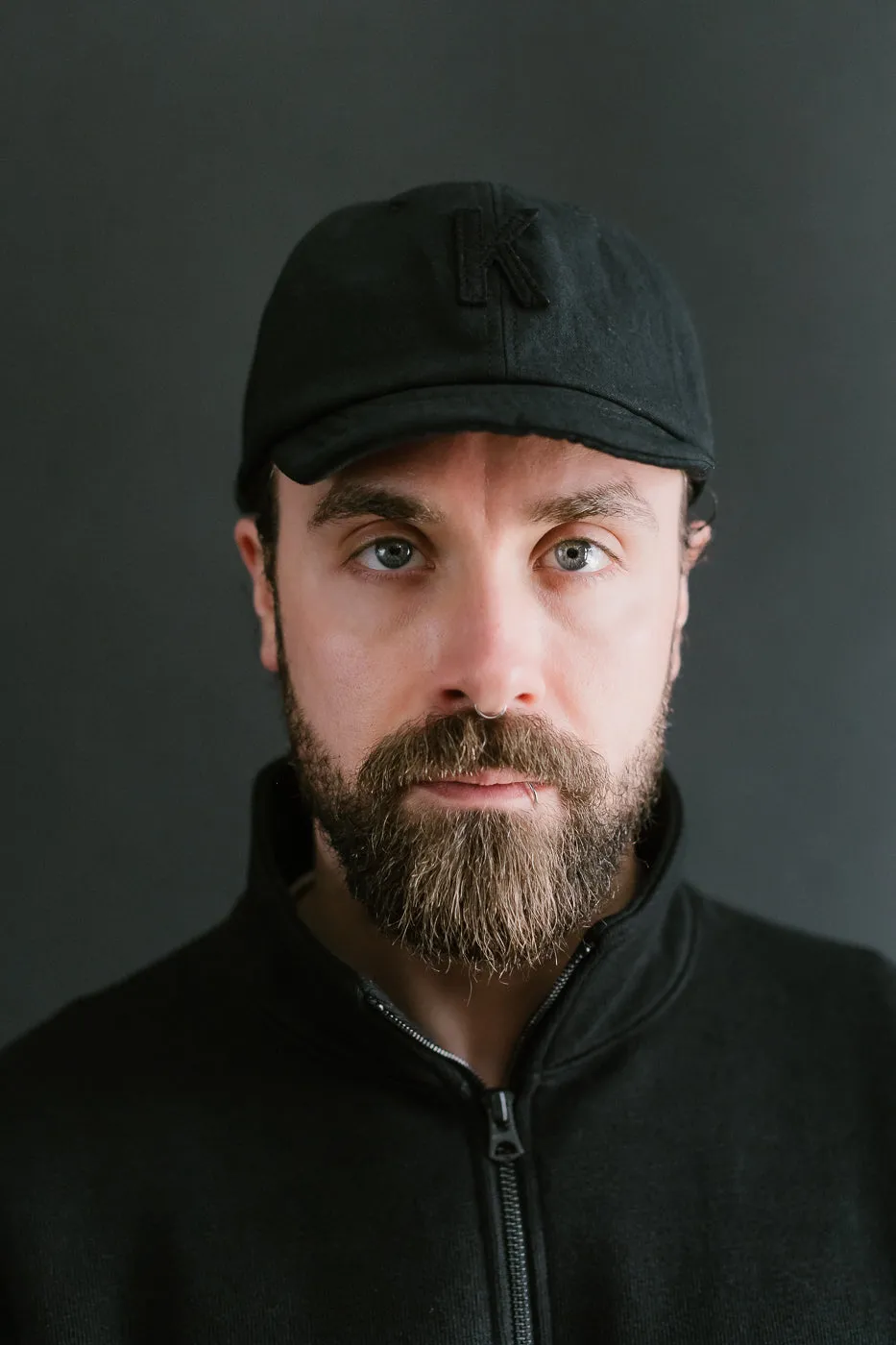 JM6510 - Canvas BB Cap "K" - 07 Black