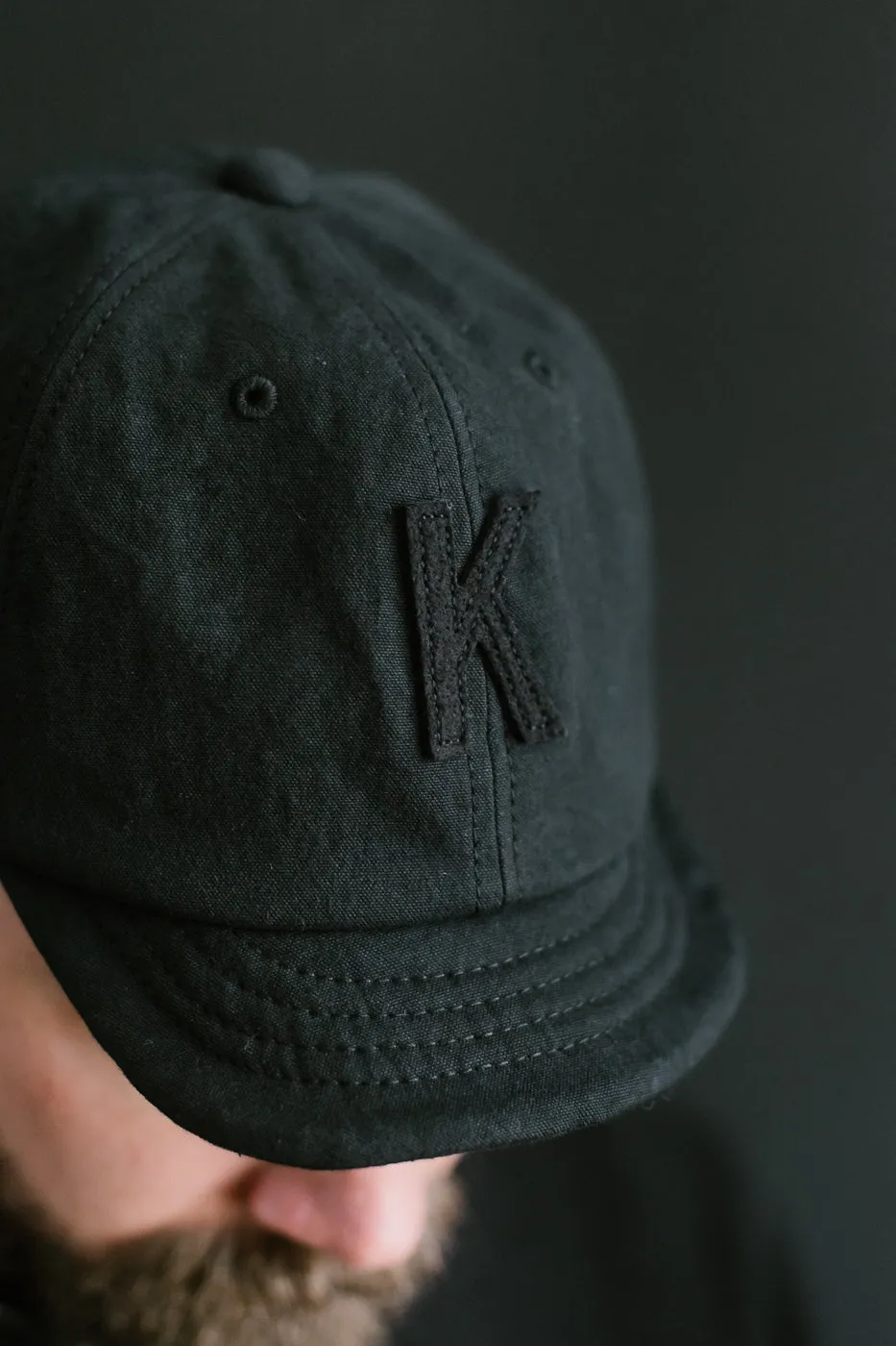 JM6510 - Canvas BB Cap "K" - 07 Black