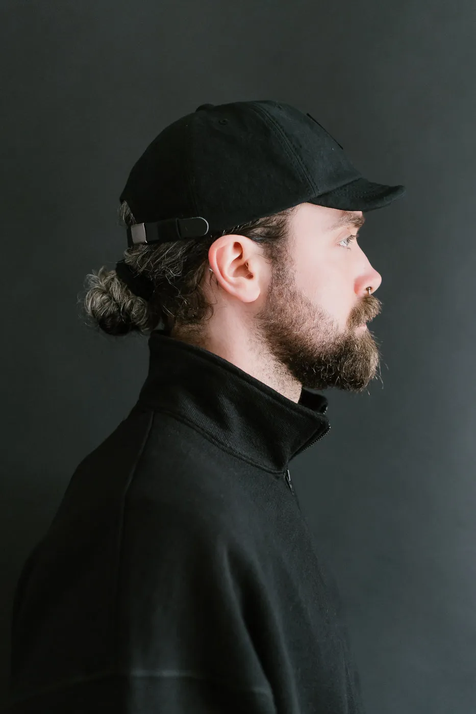 JM6510 - Canvas BB Cap "K" - 07 Black