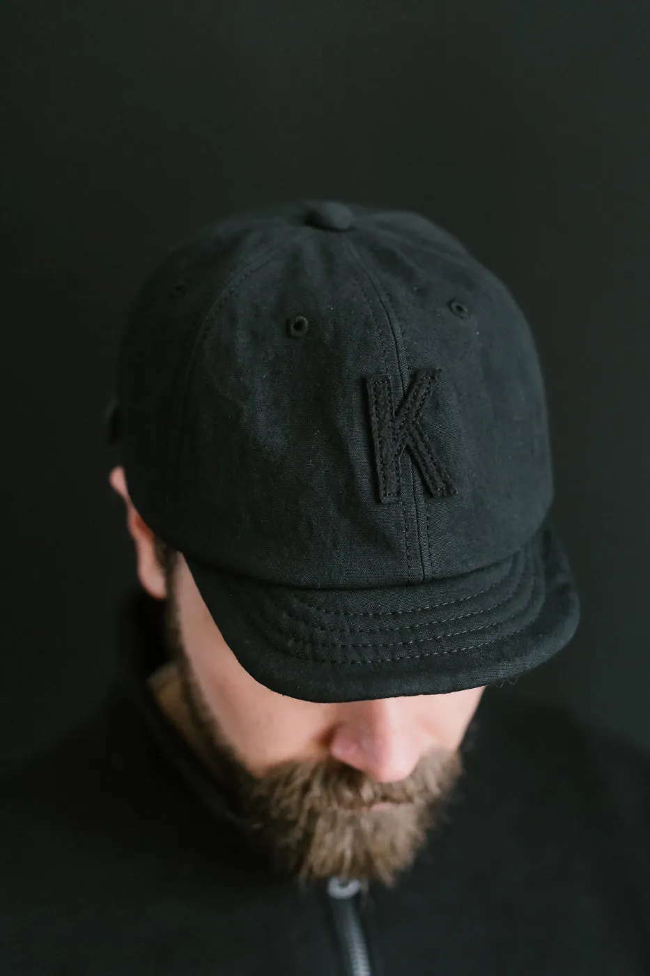 JM6510 - Canvas BB Cap "K" - 07 Black