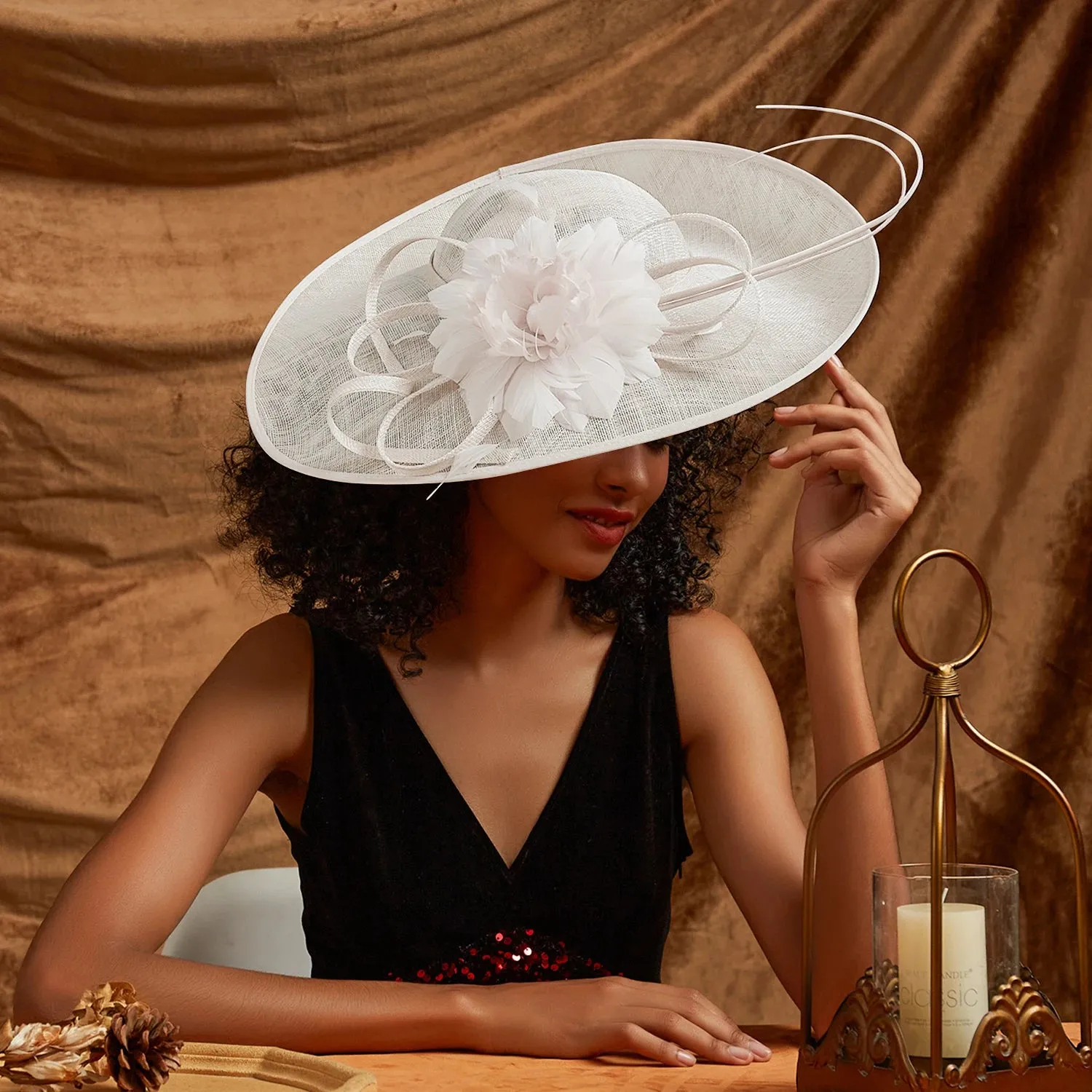 Ladies Church Hats: Elegant Bowknot Church Hat