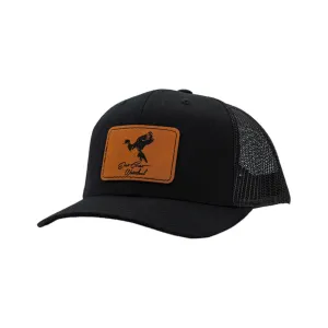 Leather Woodie Patch Hat