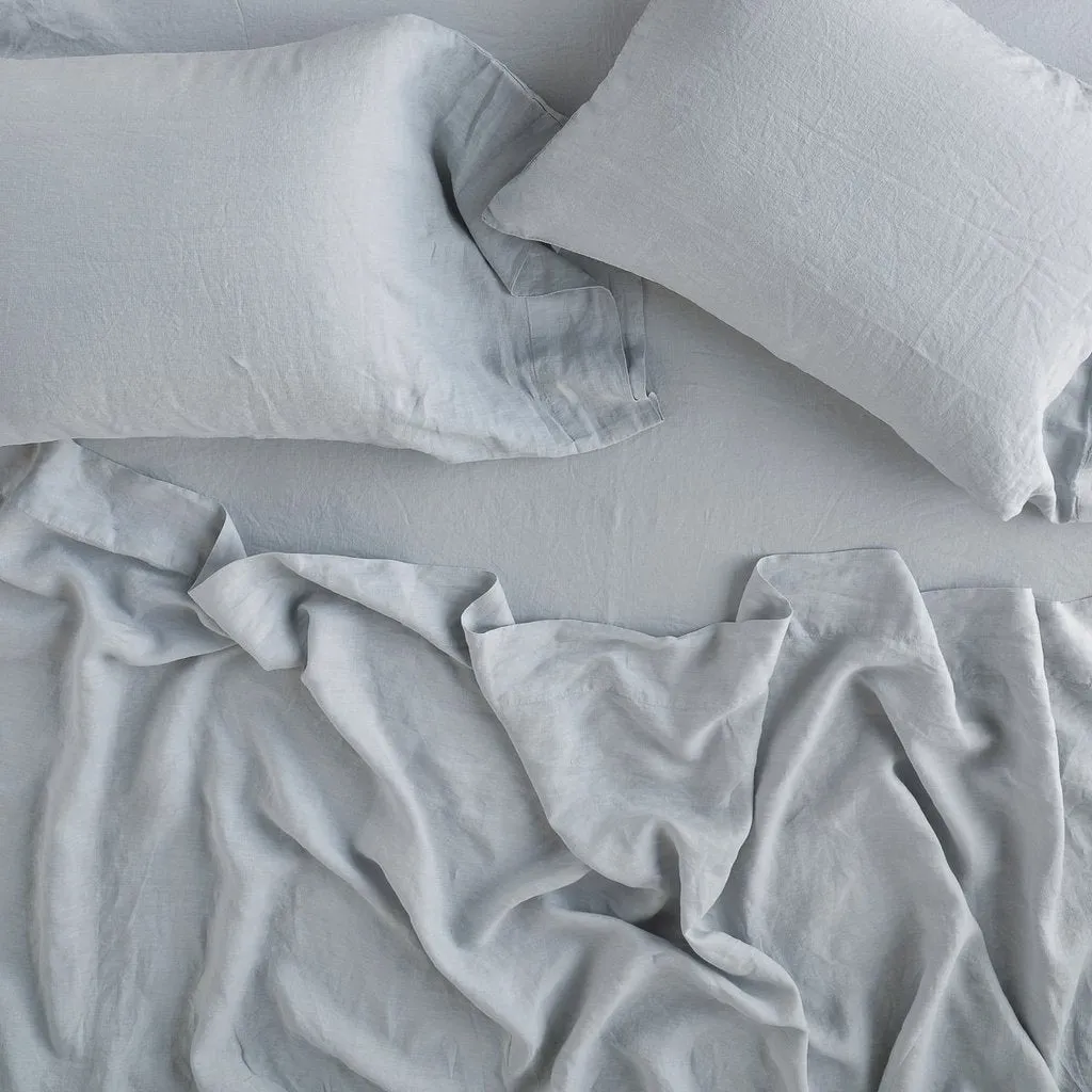 Linen Pillowcase - Mineral - King