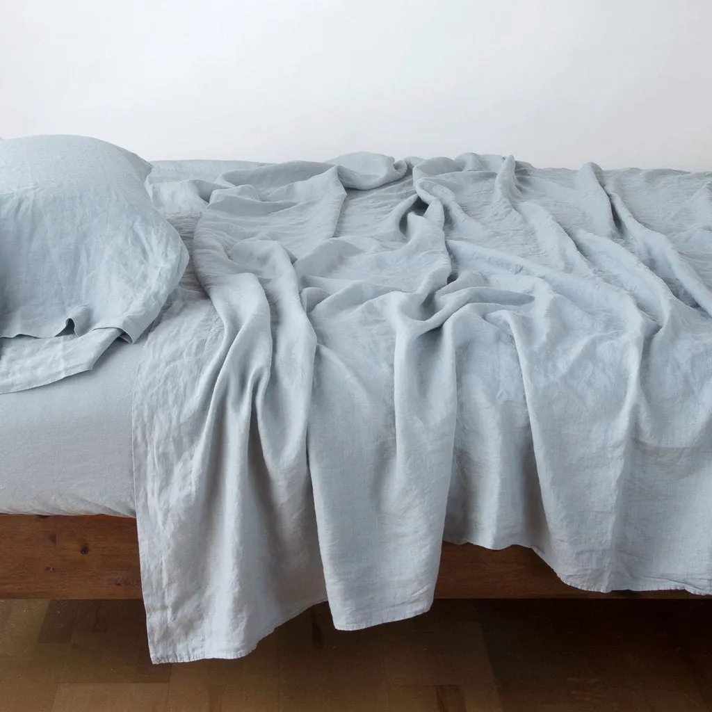 Linen Pillowcase - Mineral - King