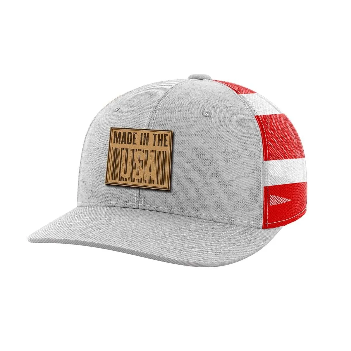 Made In The USA Leather Patch Hat