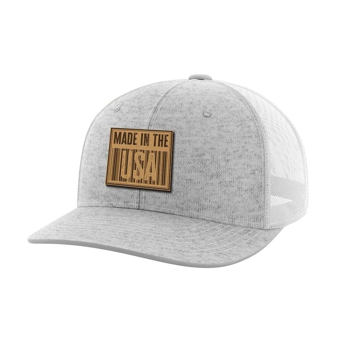 Made In The USA Leather Patch Hat