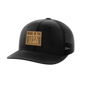 Made In The USA Leather Patch Hat