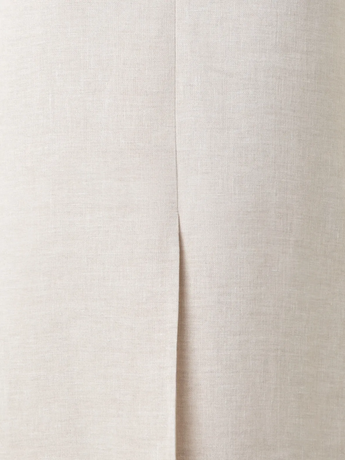 Midi Skirt in Linen Double-Face