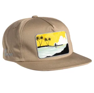 MIKE FIELD YELLOW CANOE PADDLER SNAPBACK HAT