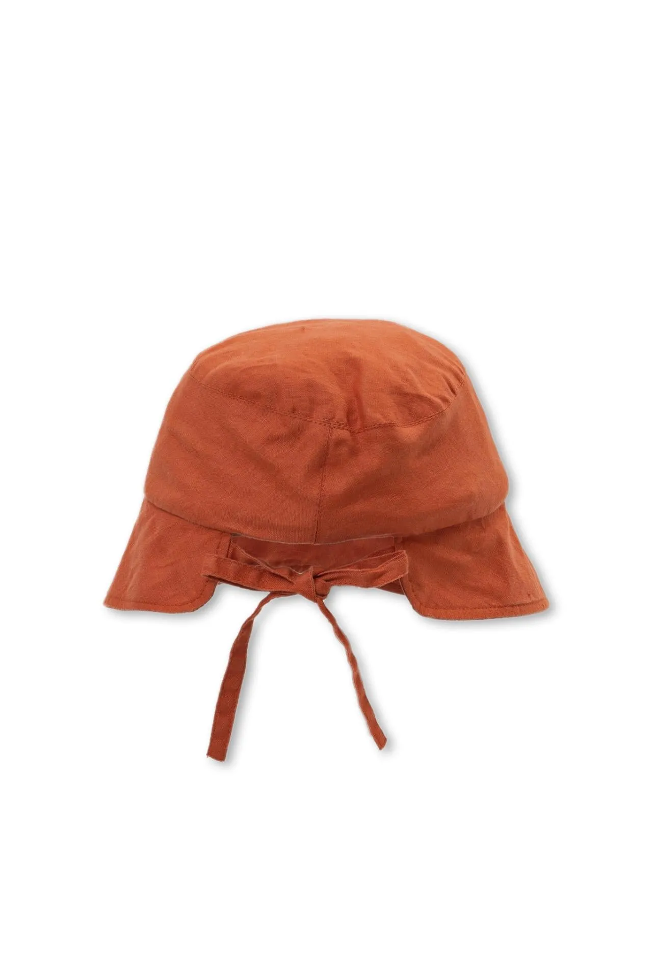 Miki Linen Half Brim Hat Orange
