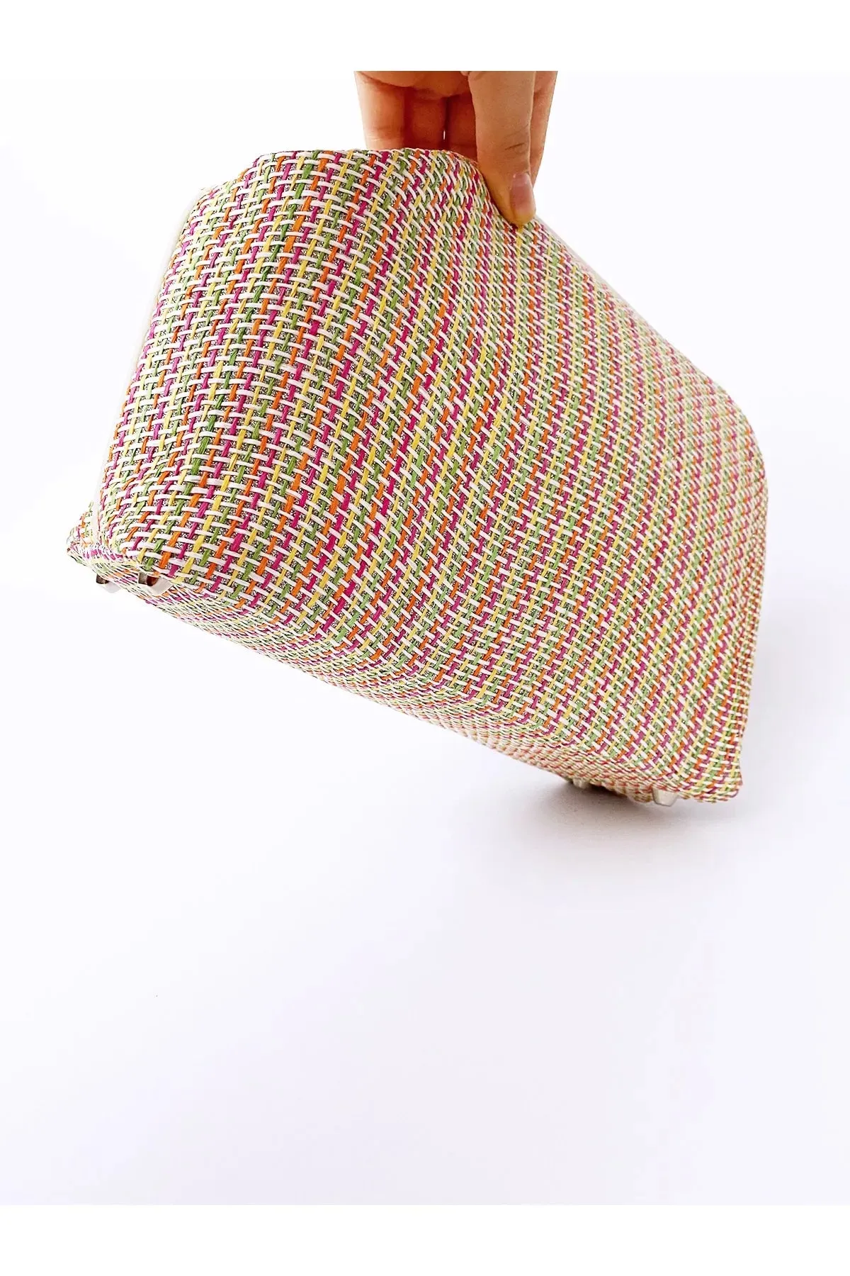 Mixed Jute Straw Bag