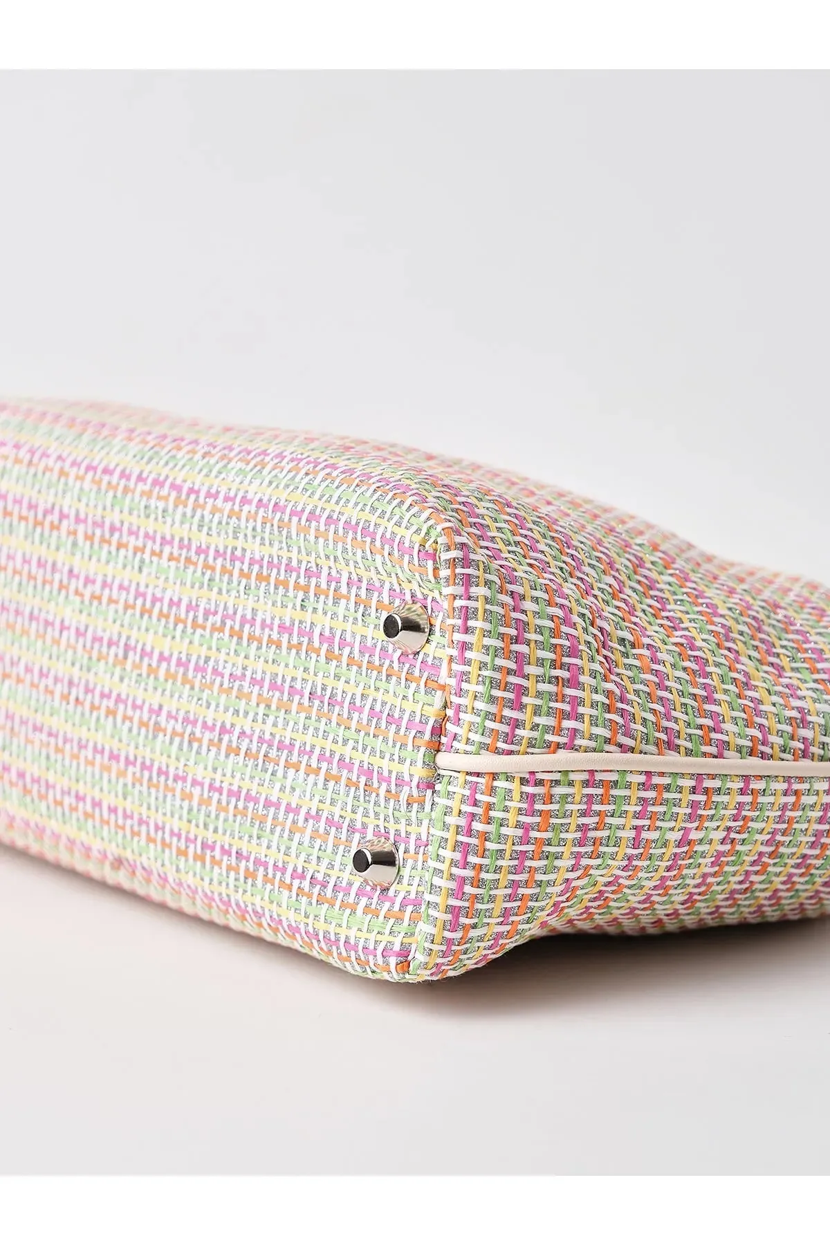 Mixed Jute Straw Bag