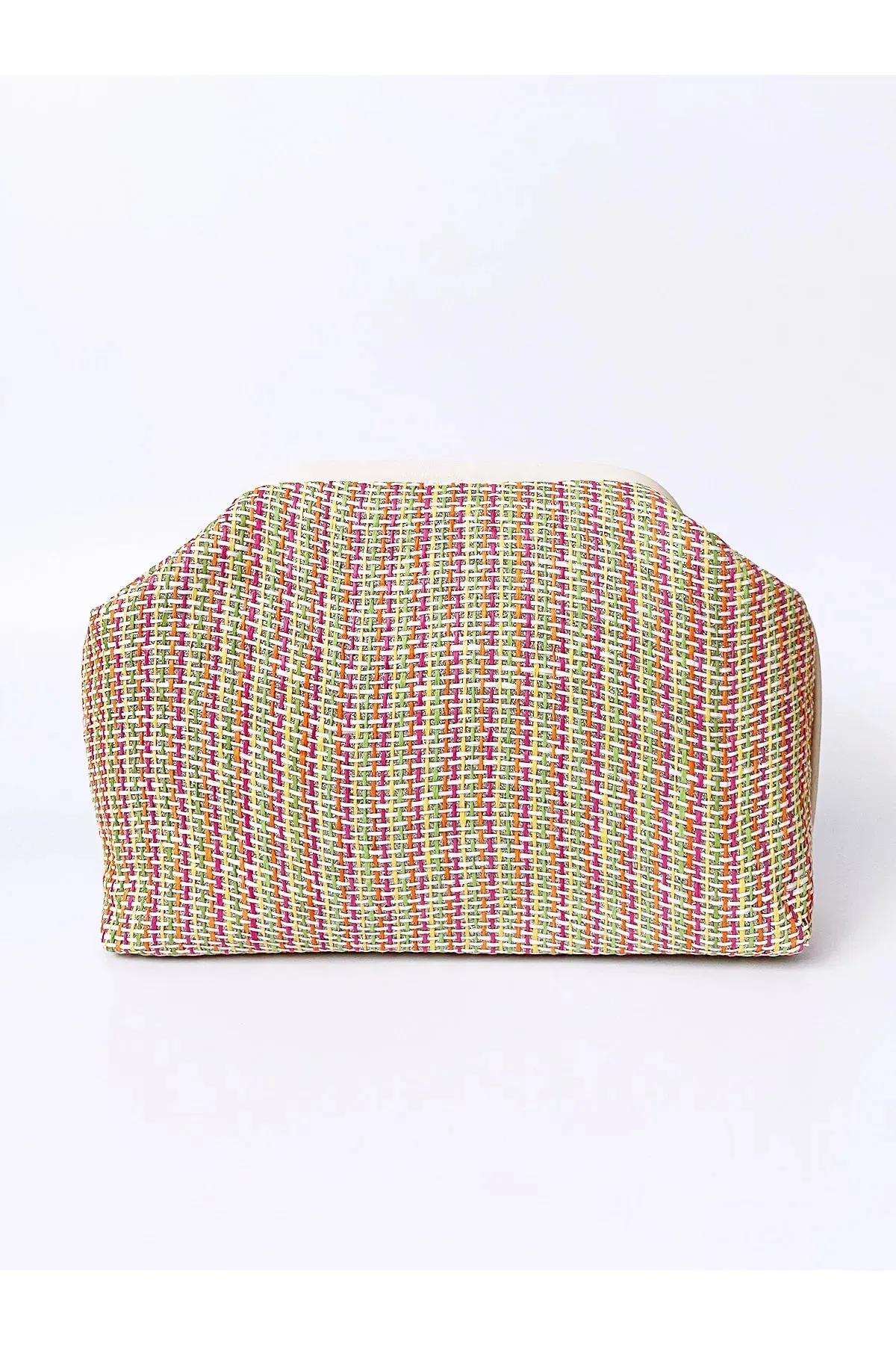 Mixed Jute Straw Bag