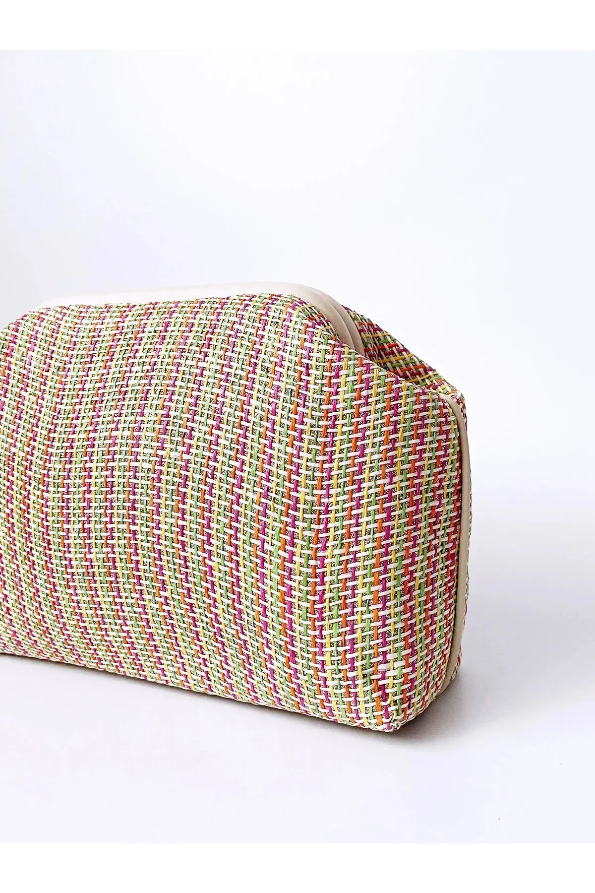 Mixed Jute Straw Bag