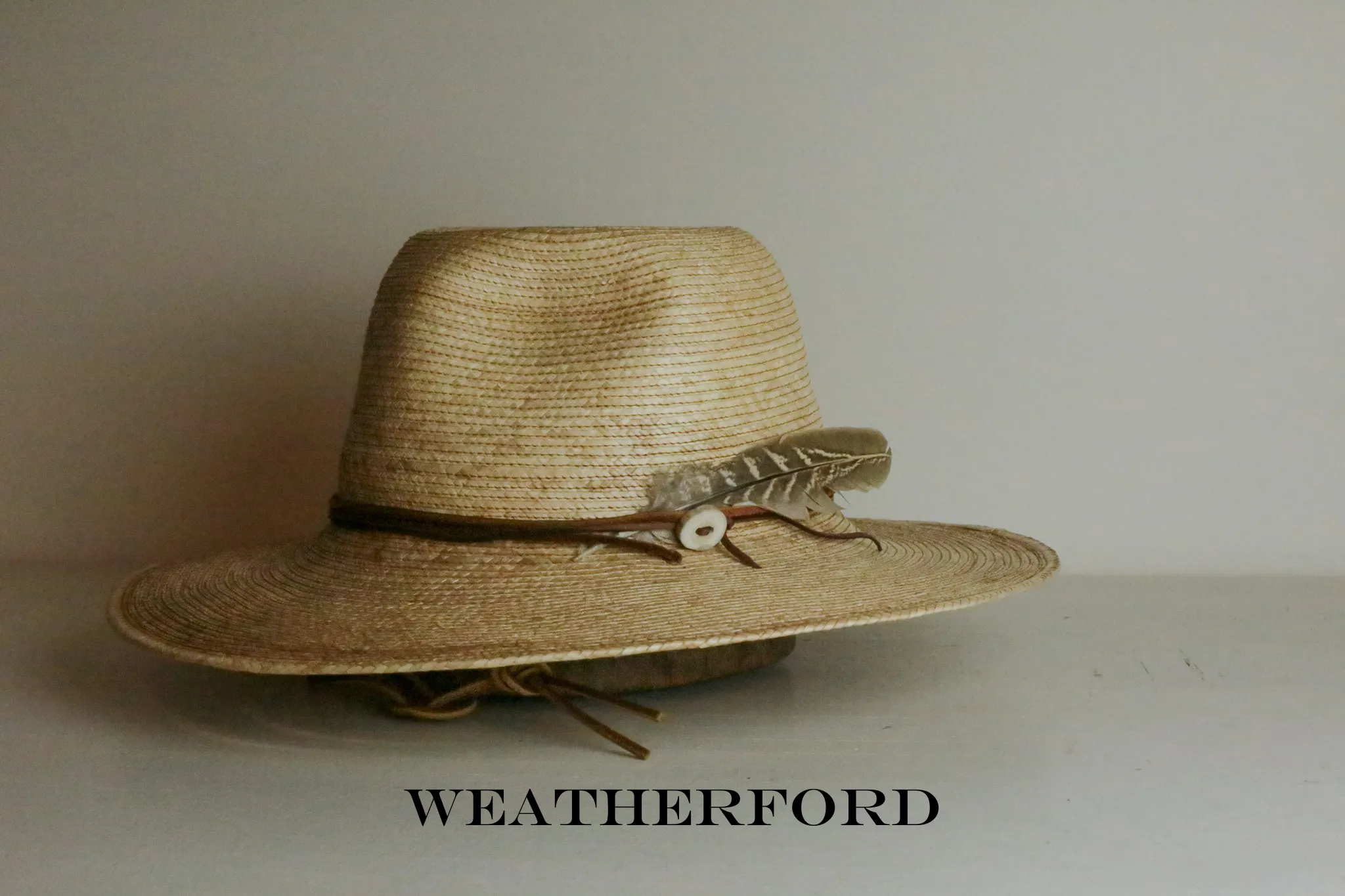 Palm Leaf Hat - Oak