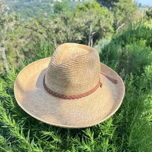 Palm Leaf Western Hat