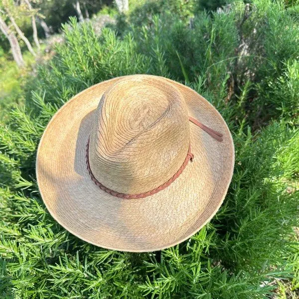 Palm Leaf Western Hat